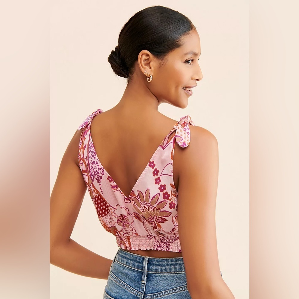 Free People Weekend In Montauk Crop Top - Picture 2 of 6
